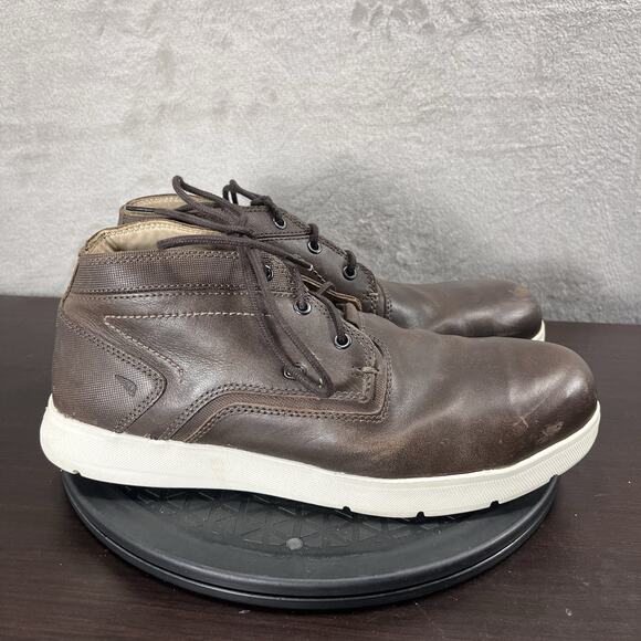 Red Wing Men's Size 9 D Cross Lite Brown Lace Up Chukka Boots Aluminum Toe - Picture 1 of 9